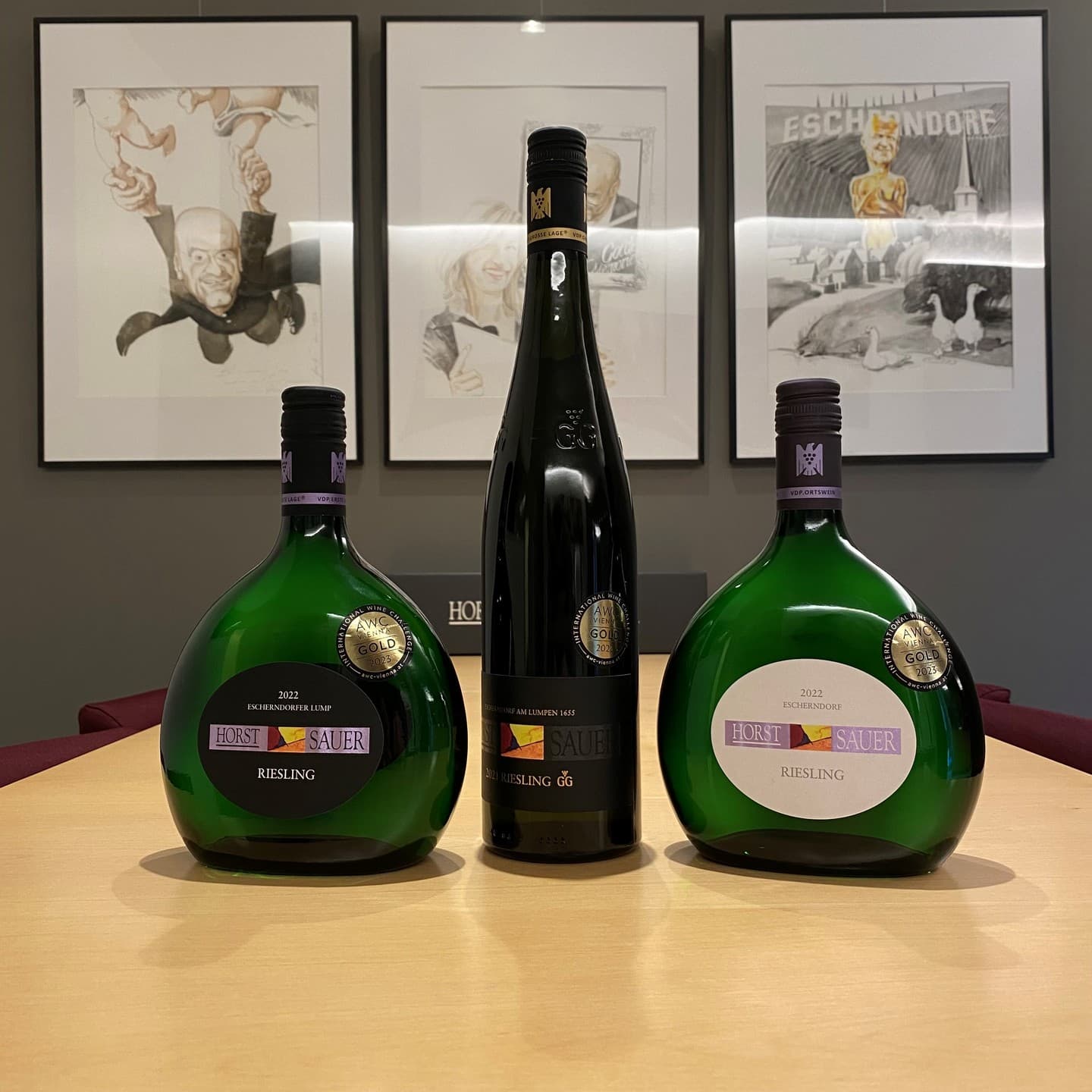 Horst Sauer Silvaner bottle photograph